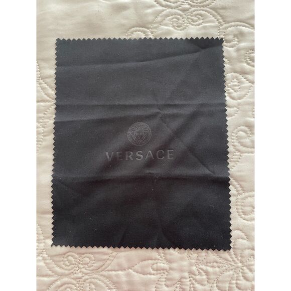 Versace White Hard Clamshell Eye Case With Cloth - Picture 10 of 14